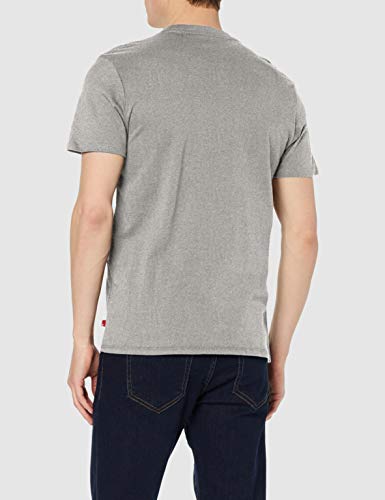 Levi's Graphic Set-In Neck, Camiseta para Hombre, Gris (C18976 Graphic H215 Midtone Htr Grey Graphic H215-Hm 36.2 138), XXX-Large