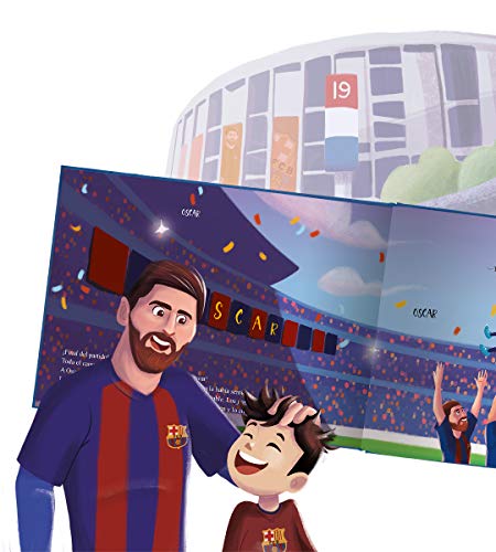 Libro infantil personalizado la magia de FC Barcelona de My Magic Story