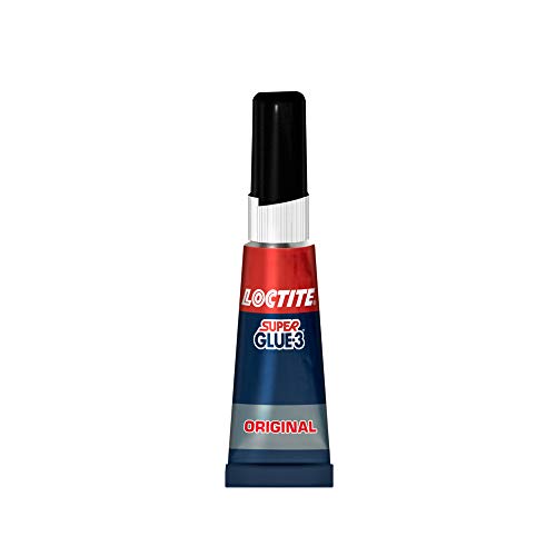 Loctite Super Glue-3 Original, pegamento universal con triple resistencia, adhesivo transparente, pegamento instantáneo y fuerza instantánea, 1x3 g