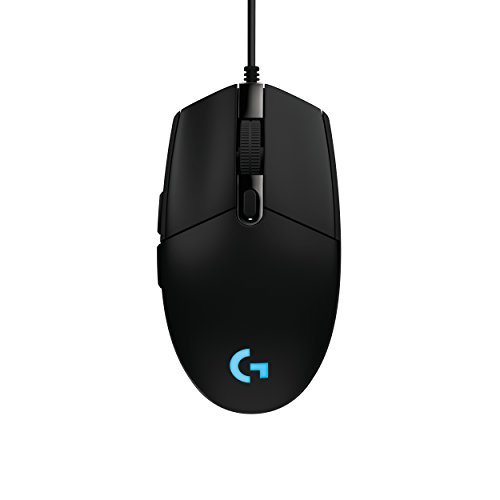 Logitech G203 Prodigy Ratón Gaming con cable, 8000 DPI, RGB LED Personalizable con 16,8 M Colores, Peso Reducido, 6 Botones Programables, Memoria Integrada, PC/Mac,G203 1ª Gen.,Negro