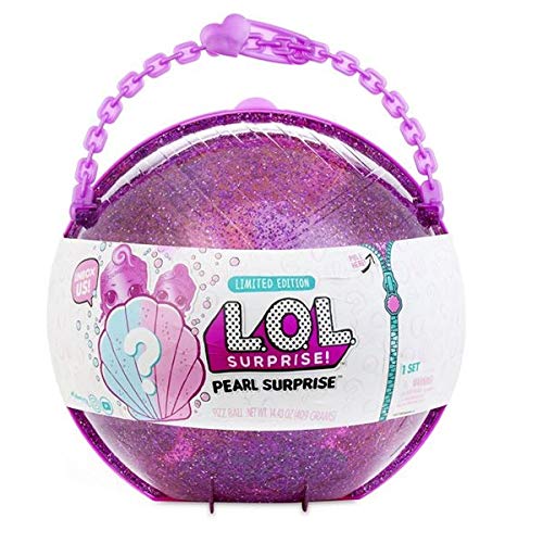 LOL Pearl Surprise - Media Esfera con Muñecas LOL y LIL Sisters Exclusivas , Rosa o Verde (Giochi Preziosi LLU36000)