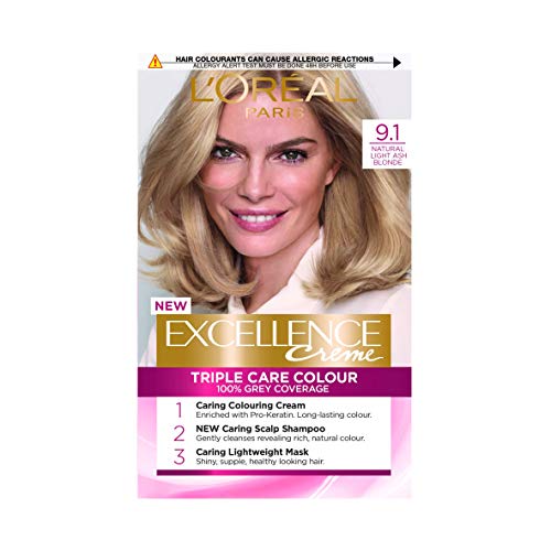 L'Oreal Excellence Permanent Hair Colour 9.1 Light Ash Blonde