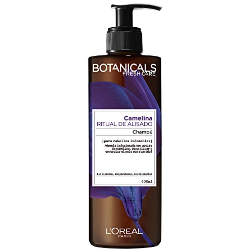 L'Oreal Paris Botanicals Champú Ritual de Alisado, para cabellos indomables - 400 ml