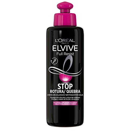 L'Oréal Paris Elvive Full Resist Crema sin Aclarado Stop Rotura para Pelo Frágil con Tendencia a Caerse - 200 ml