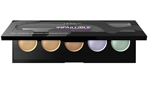 L'Oréal Paris Infalible Total Cover, Paleta Correctora, Tono 01 Clara