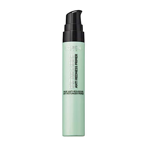 L'Oréal Paris Infallible, Prebase de Maquillaje Antirrojeces 24h, Tono 02 The Neutralizer