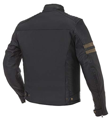 LW825 - Chaqueta cazadora moto LEGEND COLOR NEGRO TALLA L