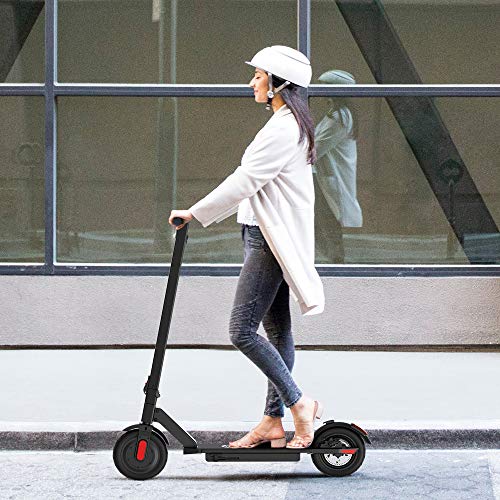 M MEGACHEELS Patinete electrico Adulto S5S - Scooter electrico 25km/h, Juventud Unisex,Negro