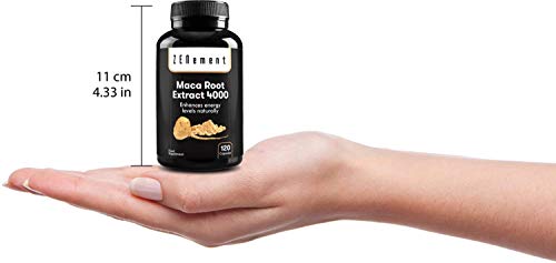 Maca Andina, altamente concentrada 4000mg, 120 cápsulas | Mejora los niveles de energía, resistencia, rendimiento atlético, memoria, libido, sistema inmunitario y equilibrio hormonal | 100% Natural