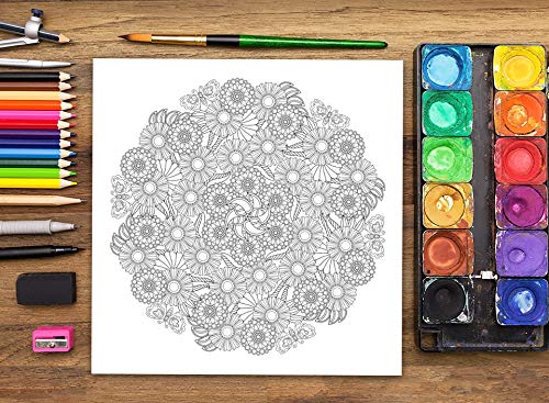 Mandalas: Libro De Colorear Para Adultos