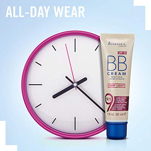 Maquillaje con color BB Cream Perfección 9 en 1 de Rimmel.