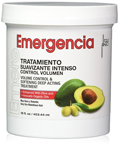 Mascarilla Capilar Emergencia De Aguacate Y Aceite De Oliva 453ML- Control De Volumen Y Tratamiento Suavizante De Acción Profunda Mejorado Para Cabello Muy Seco Y Rebelde