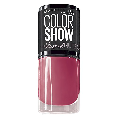 Maybelline Color Show Blushed Nudes 449 Crimson Flush 7ml Púrpura esmalte de uñas - Esmaltes de uñas (Púrpura, Crimson Flush, Botella, 7 ml, 25 mm, 68 mm)