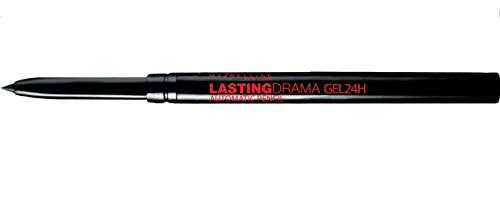 Maybelline Eye Studio Lasting Drama Gel 24H 3 Beyond Black delineador de ojos Sólido Negro - Delineadores de ojos (Sólido, Negro, Beyond Black, Lápiz, 24 h, 10 mm)