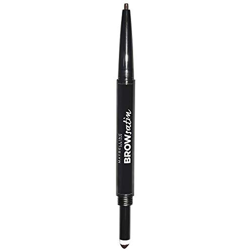 Maybelline New York Brow Satin, Lápiz de cejas, Tono 04 Dark Brown