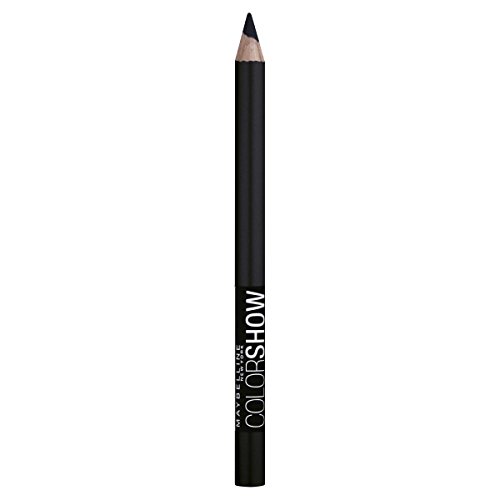 Maybelline New York - Lápiz Perfilador de Ojos Negro Color Show, Tono 100 Ultra Black