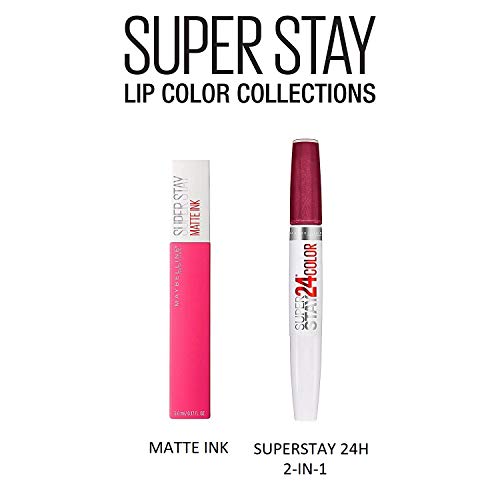 Maybelline New York - Superstay Matte Ink Pintalabios tono 180 Revolutionary, rosa