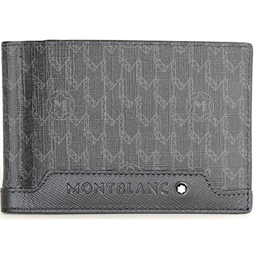 Montblanc 107770 Signature - Monedero con Clip para Dinero, Color Negro