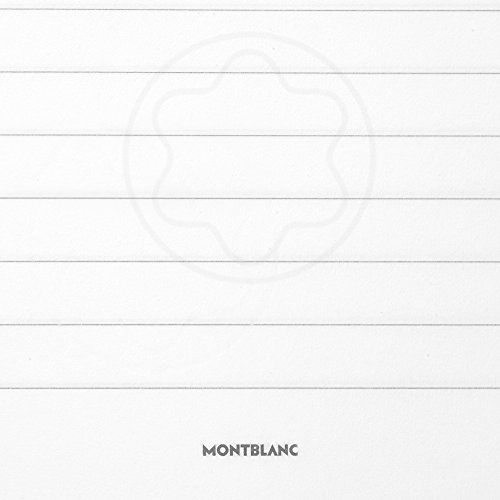 Montblanc 113294 Cuaderno Fine Stationery #146 – Bloc de líneas A5, negro