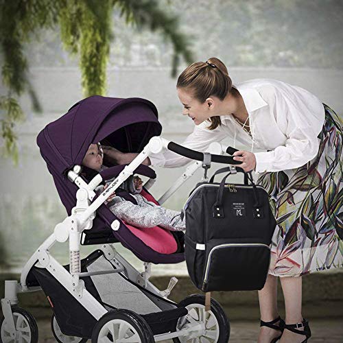 Mooedcoe Mochila Pañales Maternal Bolso Carro Bebé Mochila Carrito Bebe Impermeable