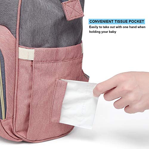 Mooedcoe Mochila Pañales Maternal Bolso Carro Bebé Mochila Carrito Bebe Impermeable