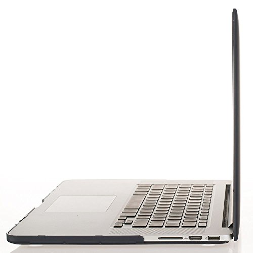 MOSISO Funda Dura Compatible con MacBook Pro 13 Retina A1502 / A1425 (Versión 2015/2014/2013/fin 2012), Ultra Delgado Carcasa Rígida Protector de Plástico Cubierta, Negro