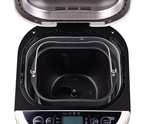 Moulinex OW2101Pain Doré - Panificadora 1Kg, pantalla LCD, 12 programas automáticos, bizcochos, masas, mermeladas y cremas avena, sin gluten, 3 opciones de tostado y peso, incluye libro de recetas