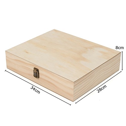 MUUZONING Madera Caja de almacenaje Aceites Esenciales para 68 Botellas Caja de Almacenamiento de Aceite Contenedor Estuche Organizadores para Cuentagotas, Perfume, Aceite Esencial, CosméTica #3