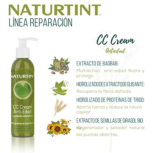 Naturtint CC Cream Eco Efecto Antiedad sin Aclarado, 200 ml