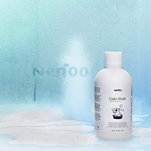 Nenoo Champú Reparador y Relajante para Perro, Calm Wash para la Piel Seca con Picores, con Aloe Vera, Árbol de Té y Caolín (500 ml)