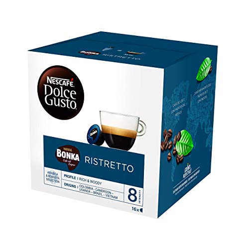 NESCAFÉ Dolce Gusto Café BONKA, Pack de 3 x 16 Cápsulas - Total: 48 Cápsulas de Café