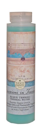 Nesti Dante Shower Gel Emozioni in Toscana Aguas Termales, Paquete 1er (1 x 300 ml)