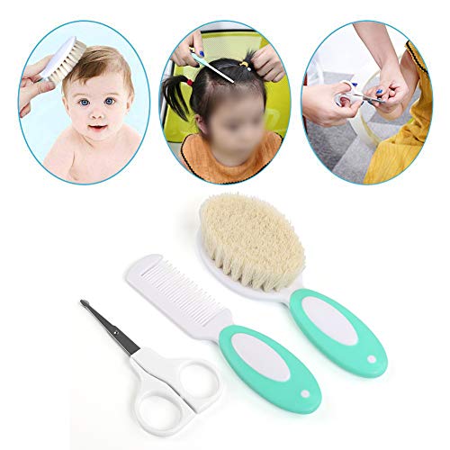 NEWSTYLE Set Para El Cuidado Del Bebé,12 Unids Bebé Kit de Cuidado Diario Conveniente Bebé Kit de Aseo Nail Clipper Tijeras Cepillo de Pelo Peine Manicura