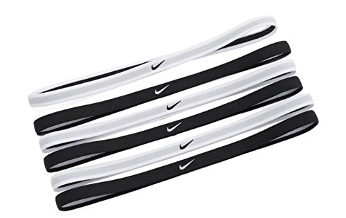 NIKE Swoosh - Diadema para Mujer, Mujer, N.JN.D6.010.OS, Blanco/Negro, Talla única Hombre