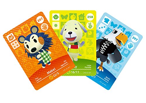 Nintendo Animal Crossing Amiibo Cards Triple Pack - Series 3 - Accesorios para Videojuegos (Multicolor, De plástico)