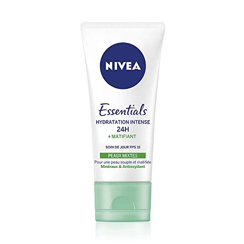 Nivea Cuidado del día 24H Hidratante + Matificante, Piel Mixta, 50ml