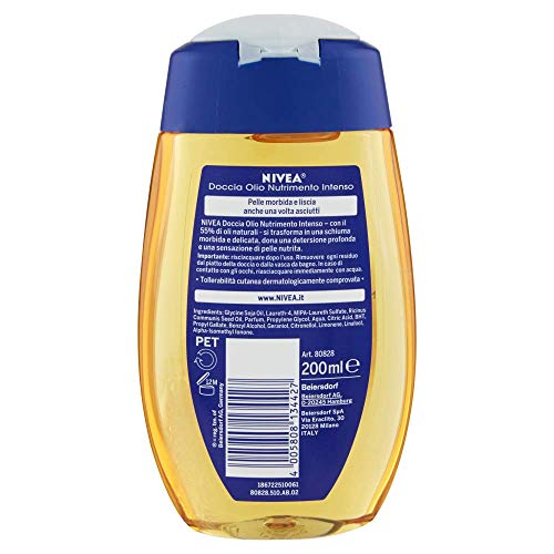 Nivea Natural Oil Gel de Ducha - 6 de 200 ml. (Total 1200 ml.)