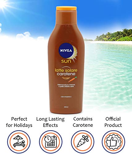 Nivea Sun Carotene Lotion Deep Tanning No Spf, 200m by Nivea