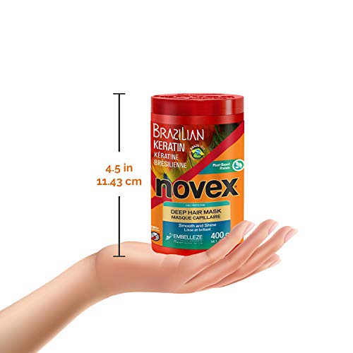 Novex Queratina Brasileña, Mascarilla Capilar - 400 gr.