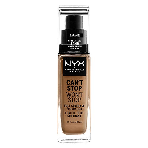 NYX Professional Makeup Base de Maquillaje Can't Stop Won't Stop Foundation, Pack de 1