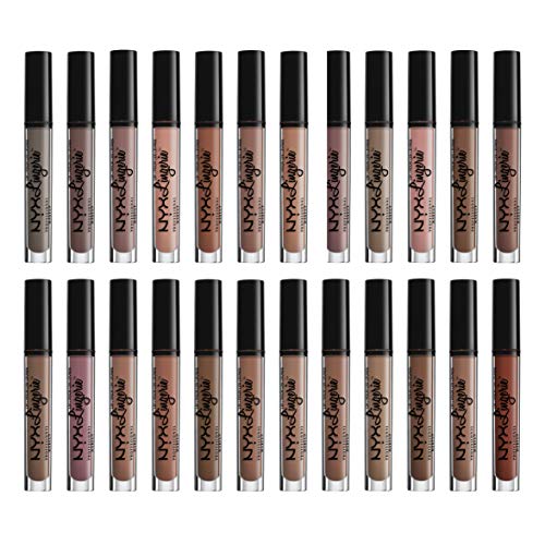 NYX PROFESSIONAL MAKEUP Pintalabios Lip Lingerie Liquid Lipstick, Acabado Cremoso y Mate, Larga Duración - Tono French Maid (800897077945)