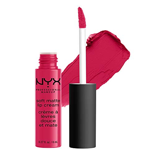 NYX Professional Makeup Pintalabios Soft Matte Lip Cream, Acabado cremoso mate, Color ultrapigmentado, Larga duración, Fórmula vegana, Tono: Antwerp