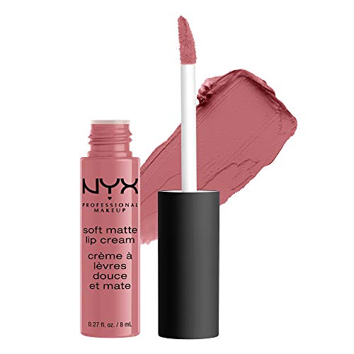 NYX Professional Makeup Pintalabios Soft Matte Lip Cream, Acabado cremoso mate, Color ultrapigmentado, Larga duración, Fórmula vegana, Tono: Beijing