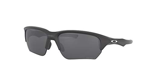 Oakley Flak Beta (A) 9372 Gafas, STEEL/PRIZMBLACKPOLARIZED, 65 Hombres