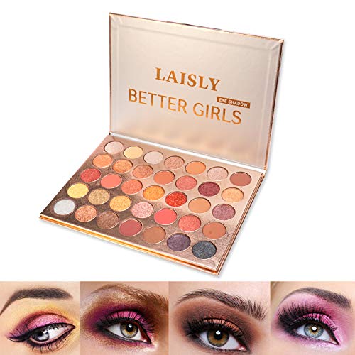 ONLYOILY Paleta De Sombras De Ojos Profesionales - Paleta Maquillaje - Altamente Pigmentados 35 Colores Brillantes y Mate