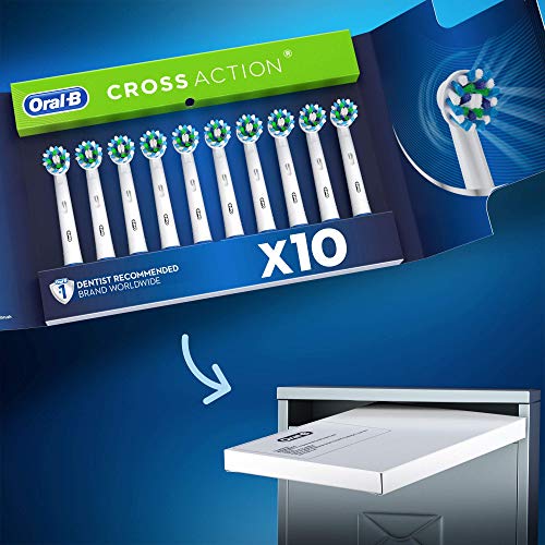 Oral-B CrossAction - Cabezales de Recambio, Pack de 8+2 Unidades