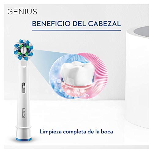 Oral-B Genius 8900 - Cepillo de dientes eléctrico, con Tecnología de Braun, 2 unidades