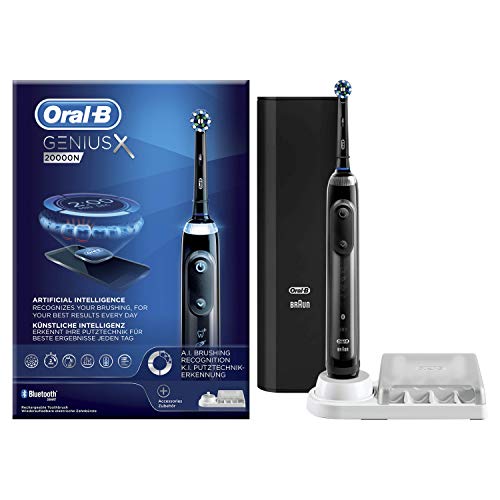 Oral-B Genius X 20000N - Cepillo De Dientes Eléctrico con Tecnología De Braun, Negro