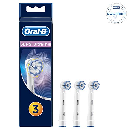 Oral-B Sensi Ultrathin head - Cabezales de Recambio, Blanco, Pack de 3 Unidades