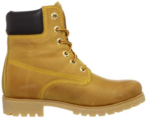 Panama Jack Panama 03, Zapatos de Cordones Brogue para Mujer, Amarillo (Vintage Napa), 37 EU